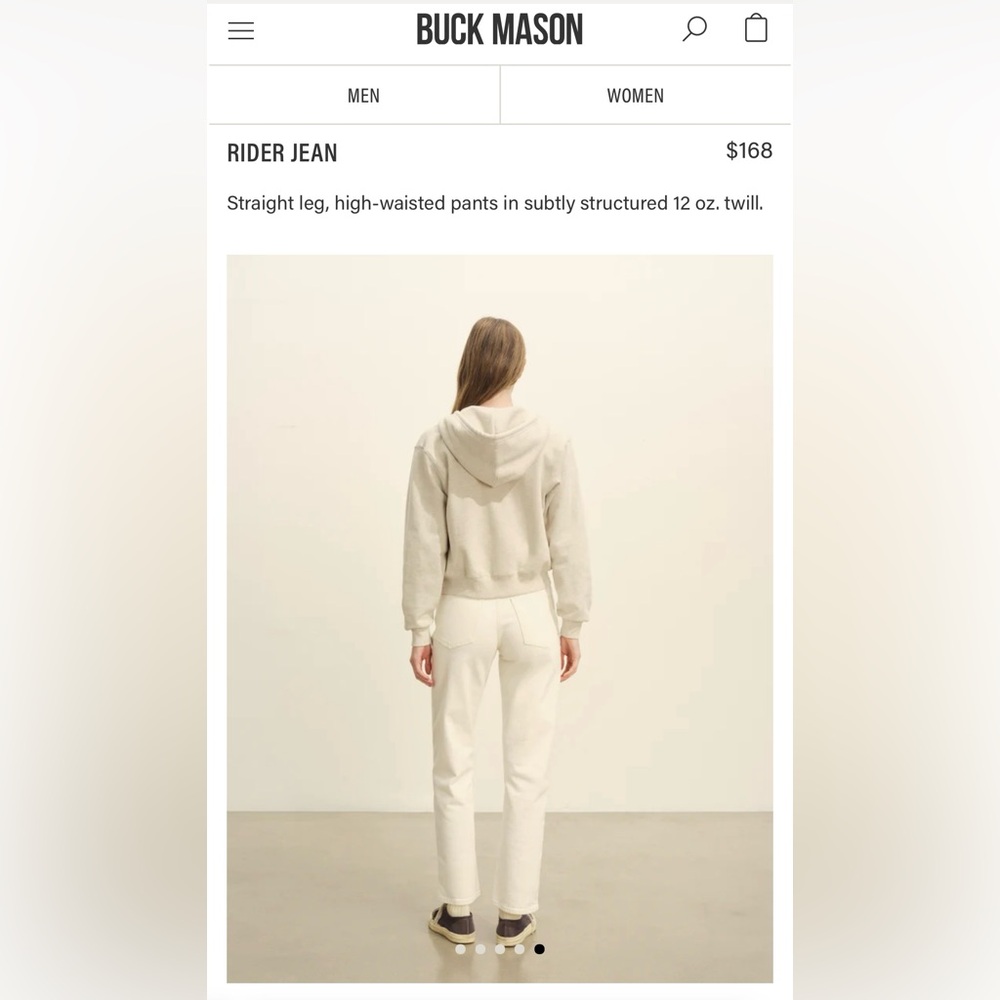 Women’s Buck Mason Rider Jean - Picture 2 of 7